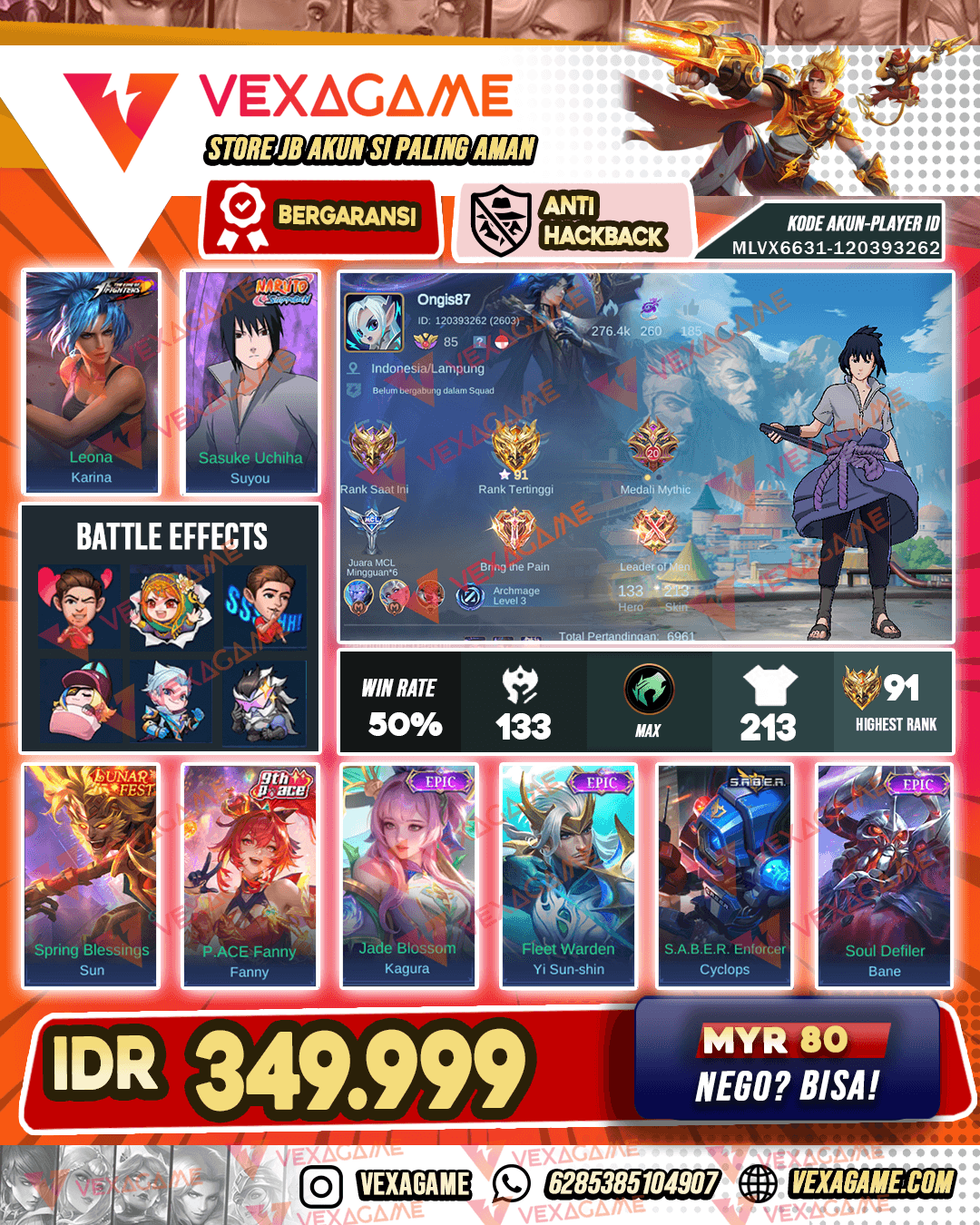 Su You Sasuke | Yss Epic | Emblem + Hero MAX