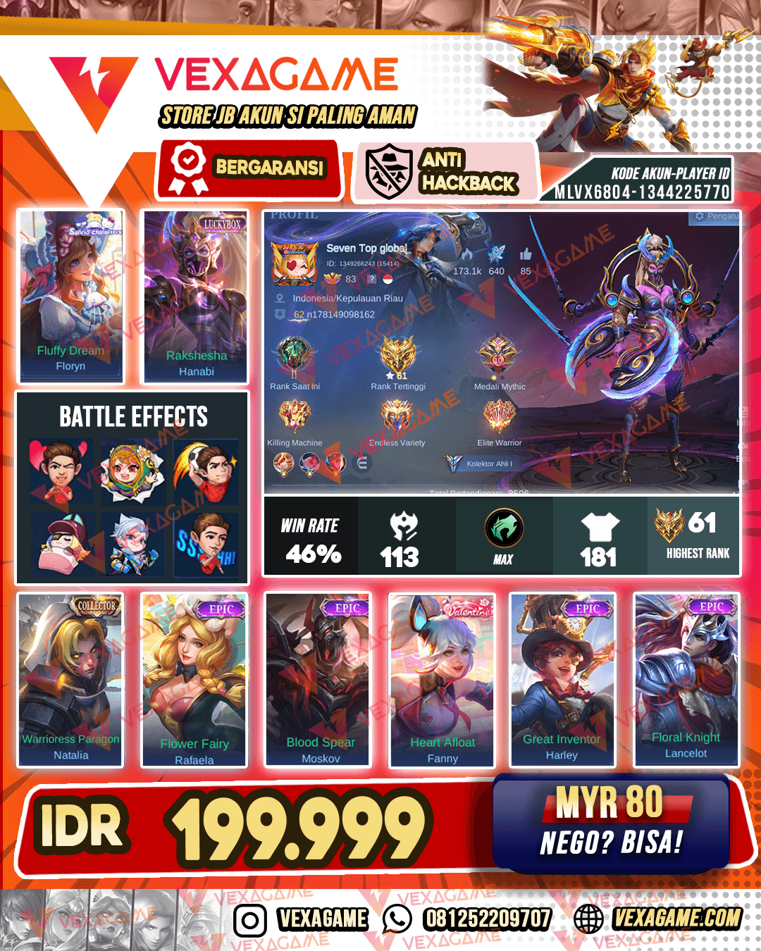 Hanabi luckybox | Florin Sanrio | Emblem Max