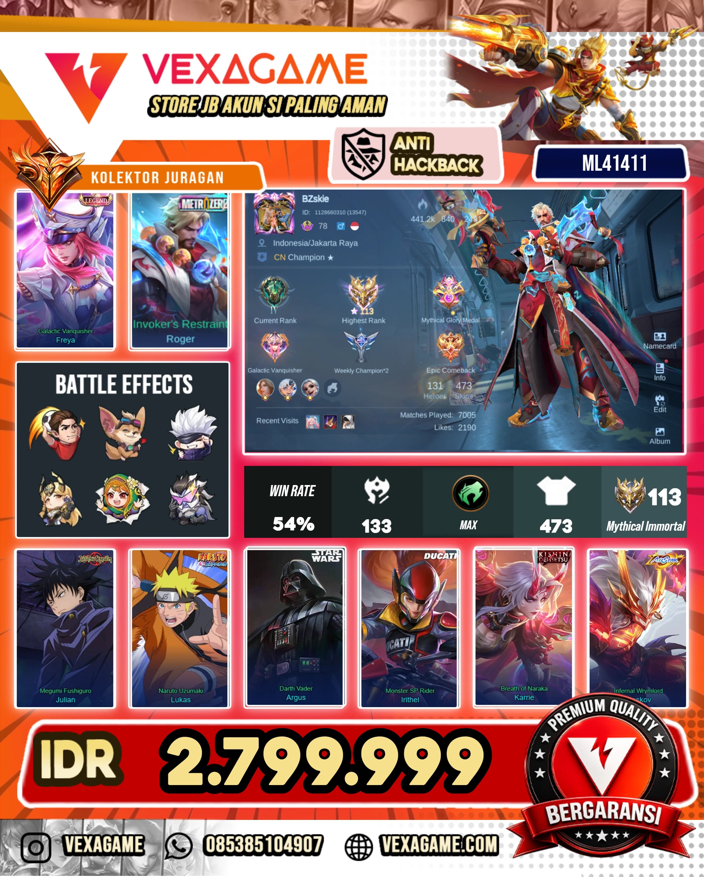 1 Legend | 15 Grand | 13 Exquisite | Tas Tas ON