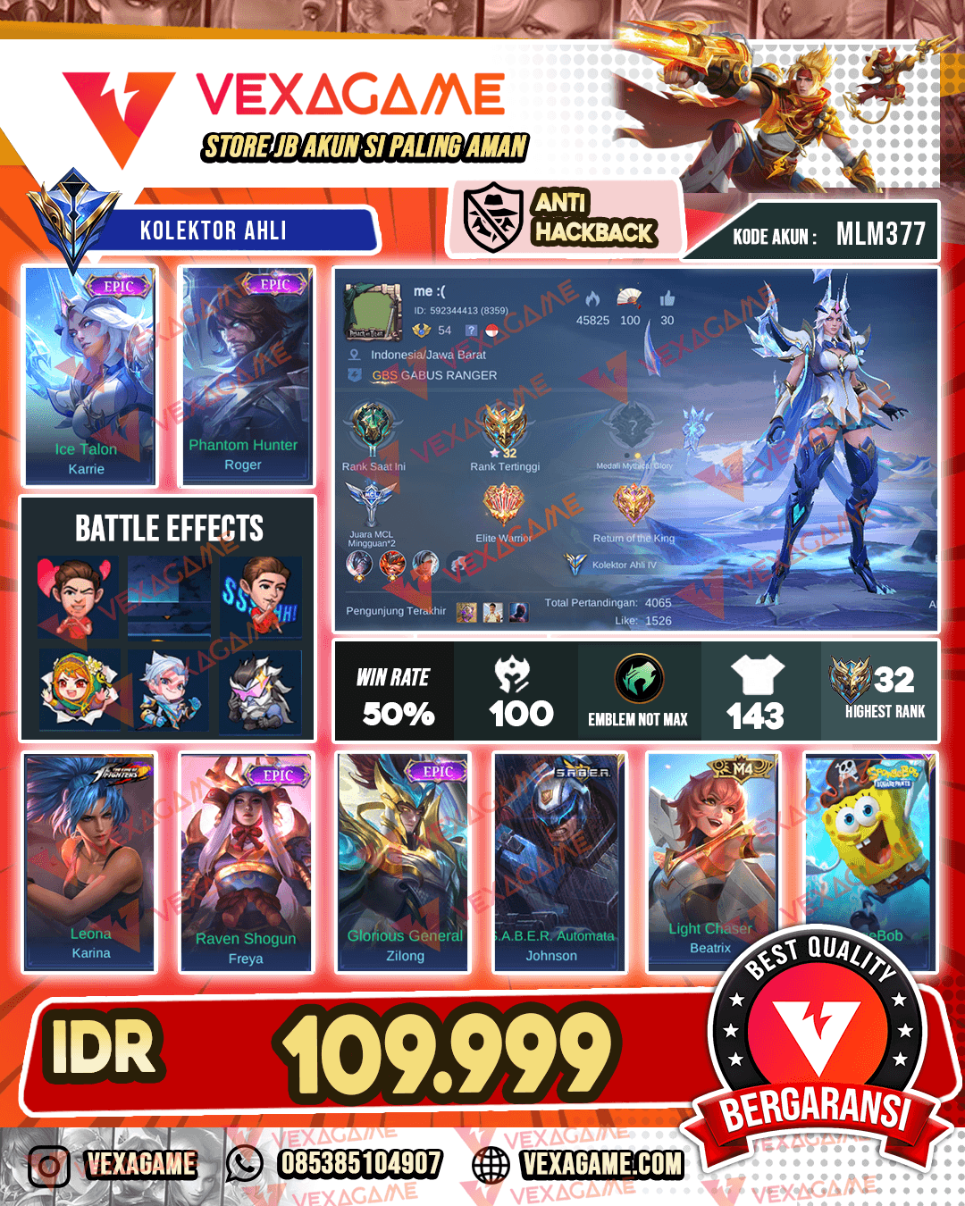 Karrie Epic | Roger Epic