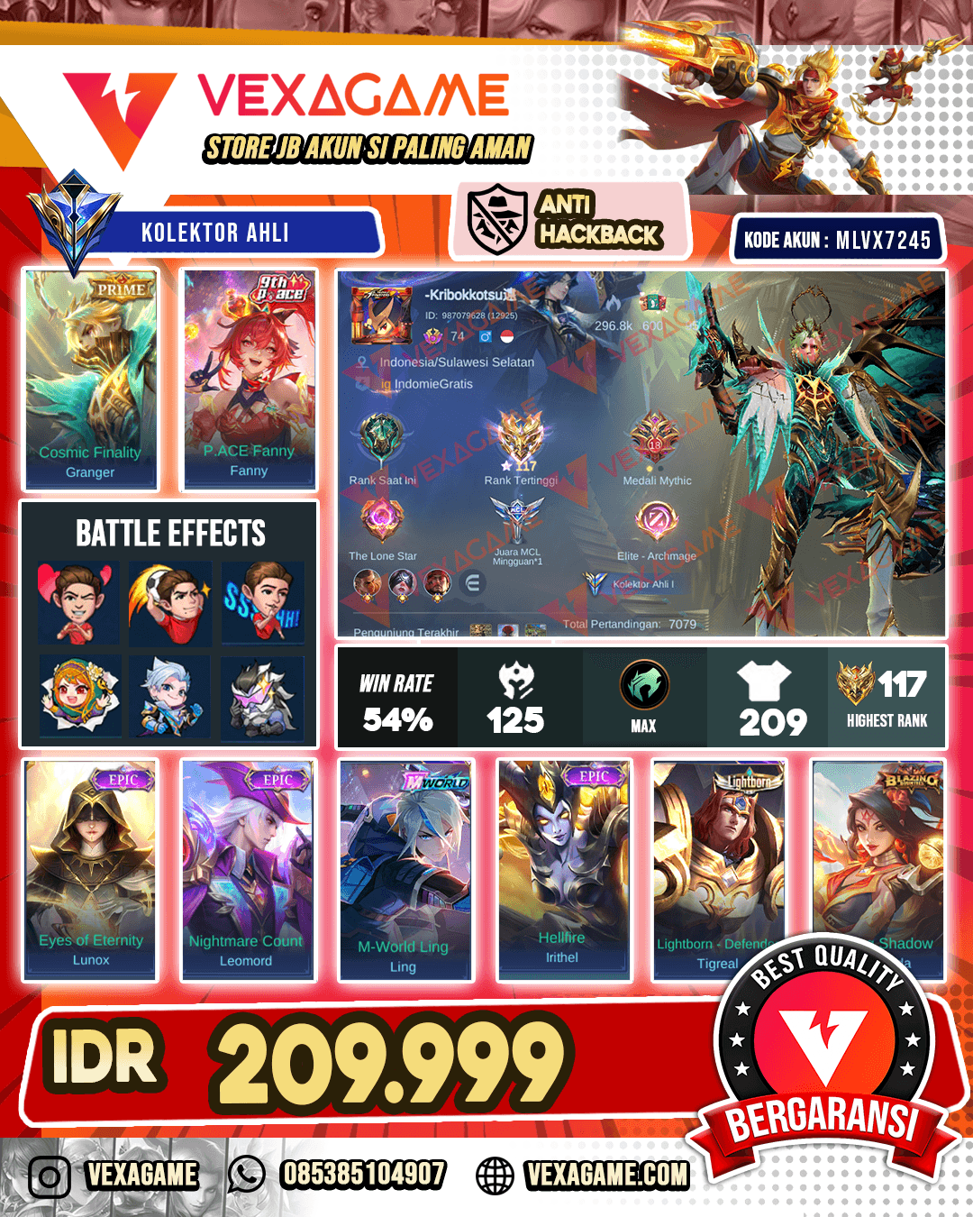 Granger Prime | Fanny Pace | Ex Imortal