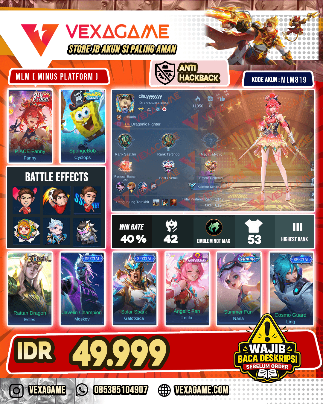 Fanny P Ace | Cyclops Spongebob