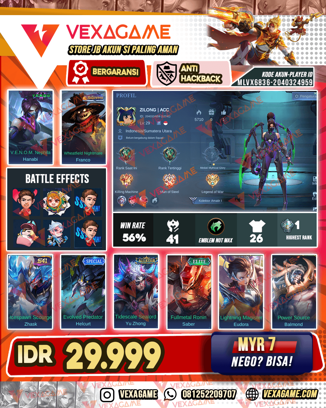 Akun Murah Meriahhh
