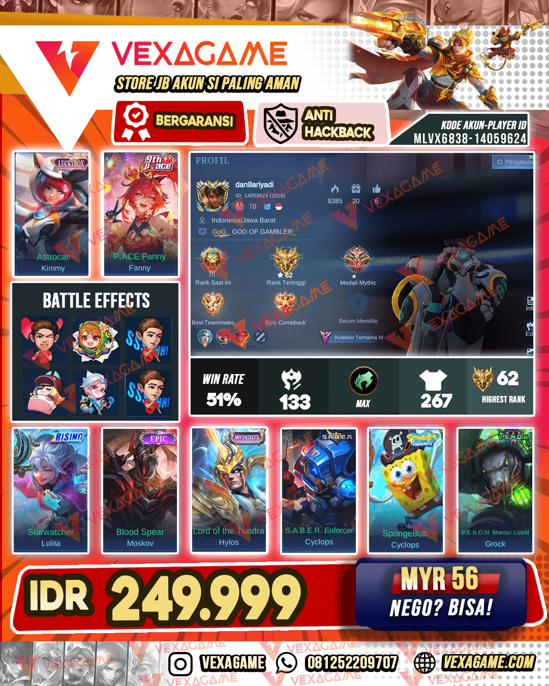 Kimmy Luckybox | Fanny Pace | Emlem & Hero Max