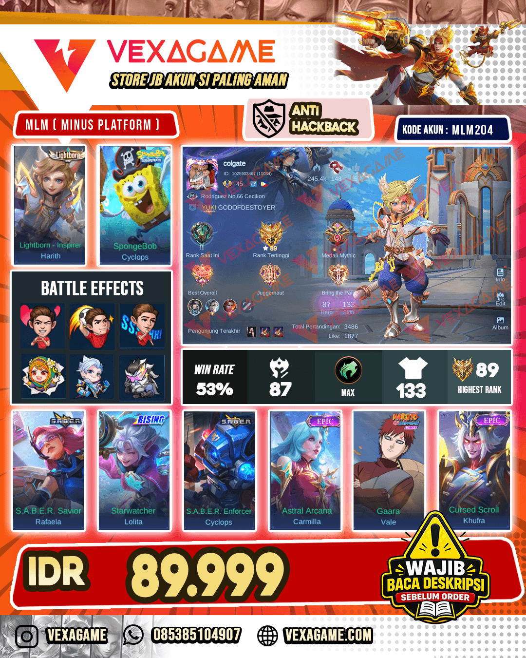 Harith Lightborn | Emblem MAX