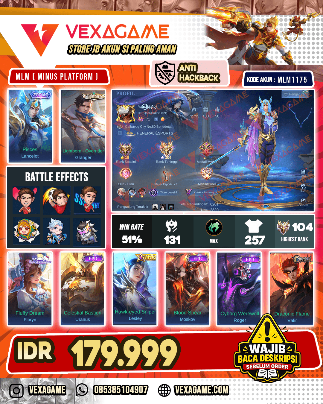 Lancelot Zodiac X Granger Lightborn | Ex Immortal
