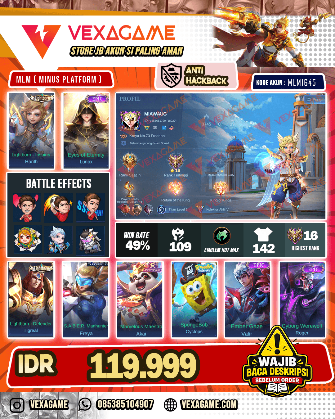 Harrith Lightborn | Lunox Epic