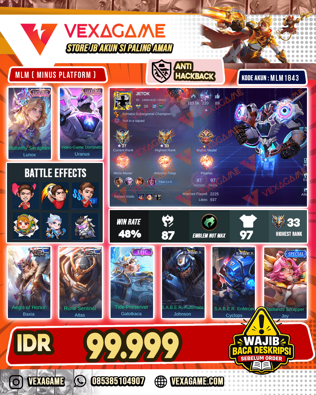 Uranus Luckybox | Lunox Luckybox | 2 MSC