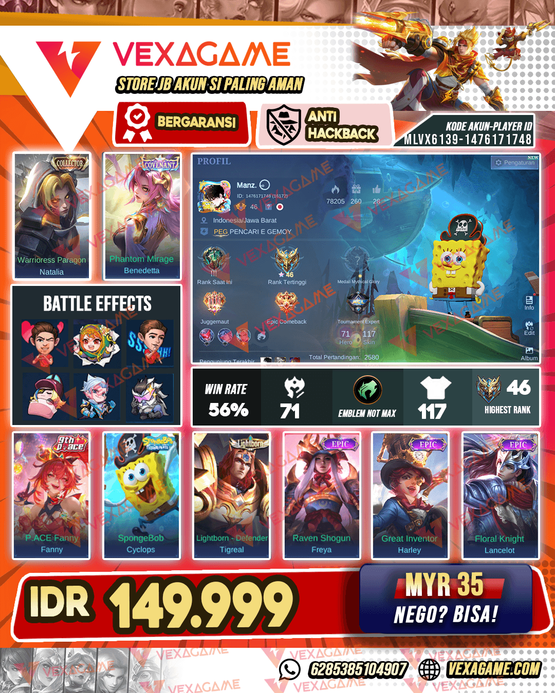 Cyclops Spongebob X Benedetta Covenant