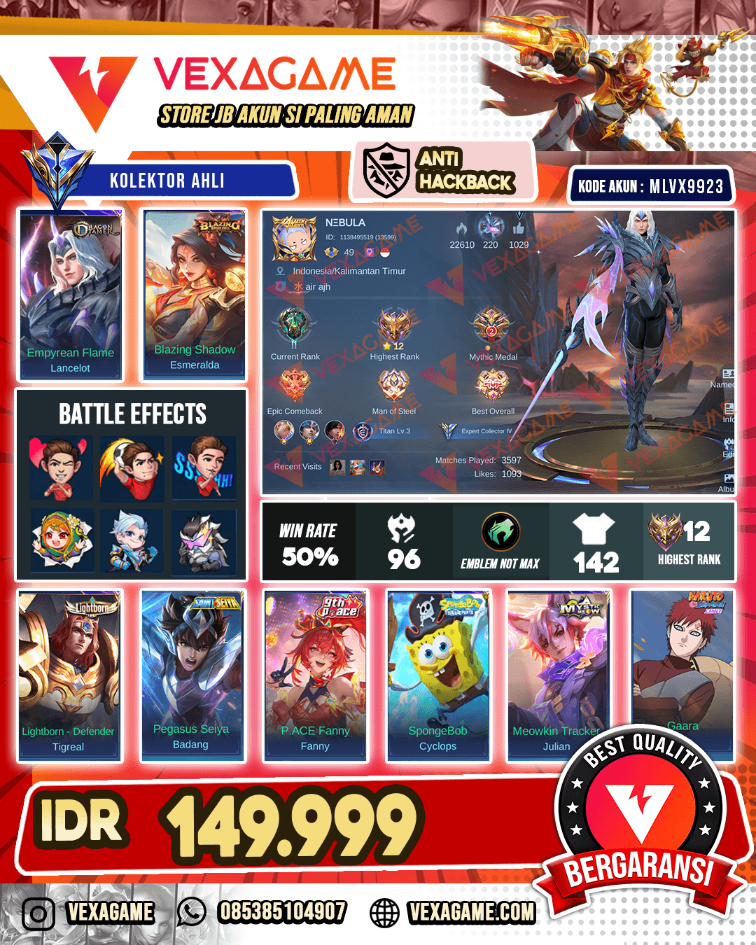 Lancelot Dragon Tamer | Esmeralda Blazing