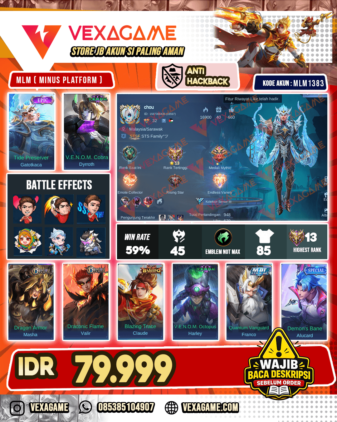 Gatotkaca Epic | Dyroth Venom