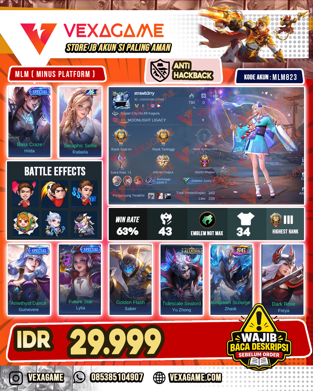 Akun Murah Harga Pelajar