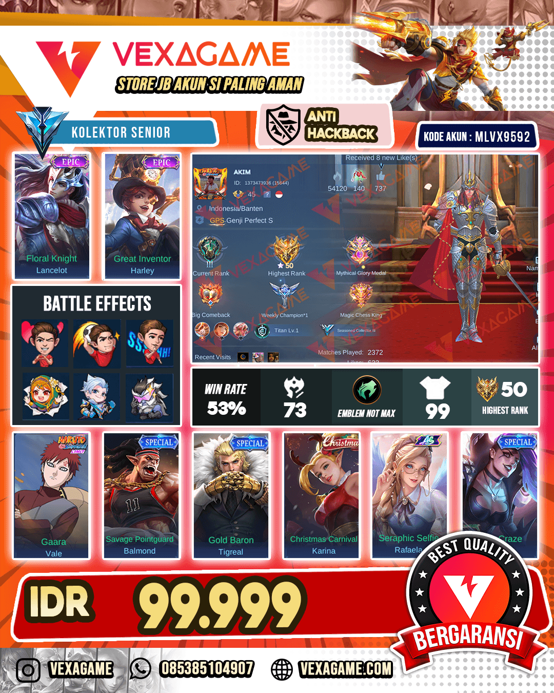 Lancelot Epic | Harley Epic