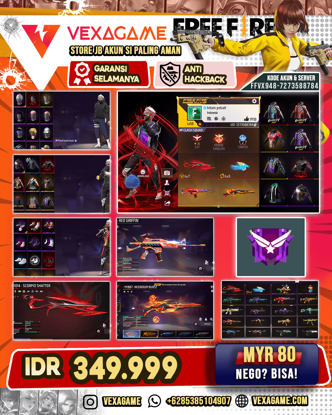 BUNDLE LEGEND COBRA | BAJU ITEM POLOS ON | TINJU DRACHEN MAX | 1 EVO OTW MAX | SG 3 RASA