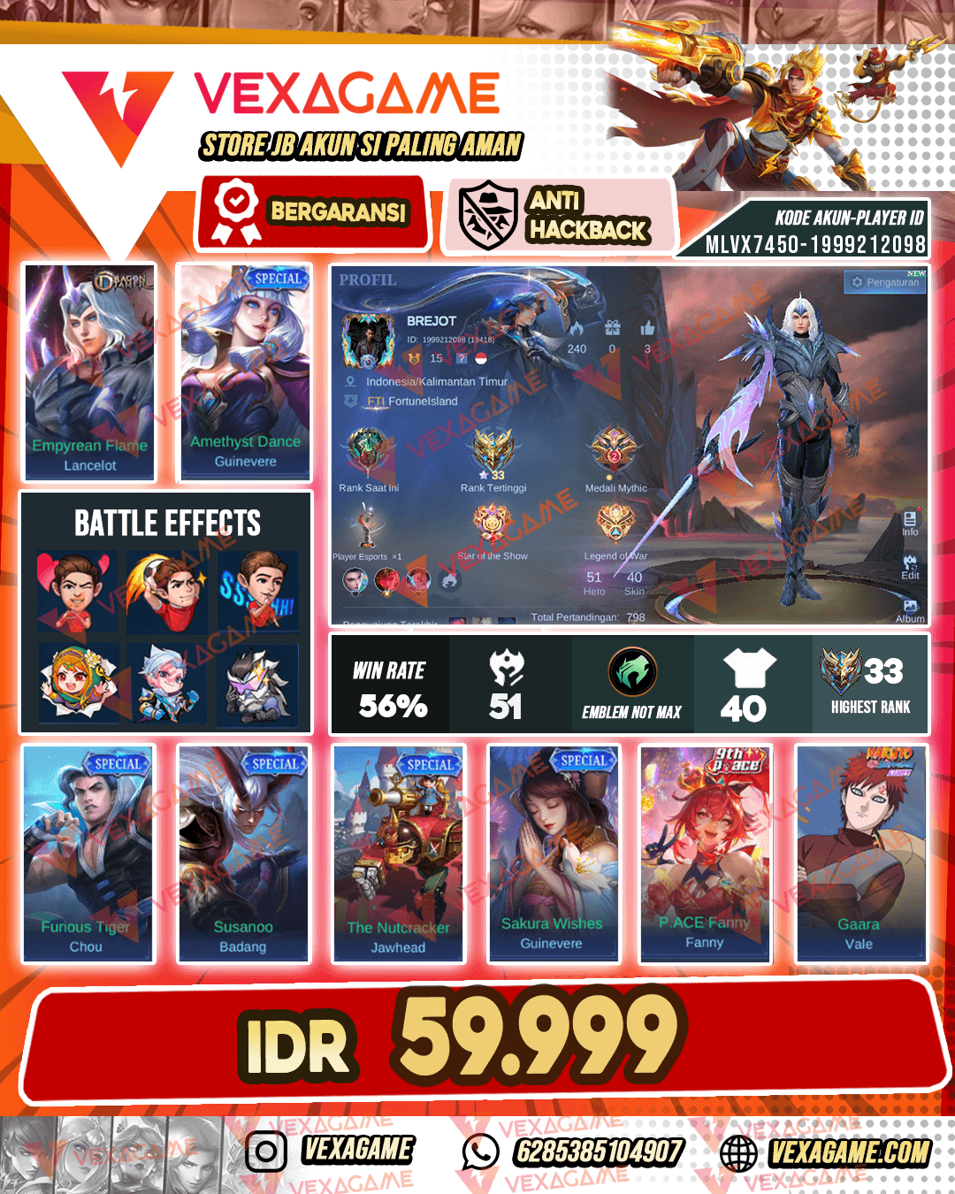 Lancelot Dragon Tamer Murah