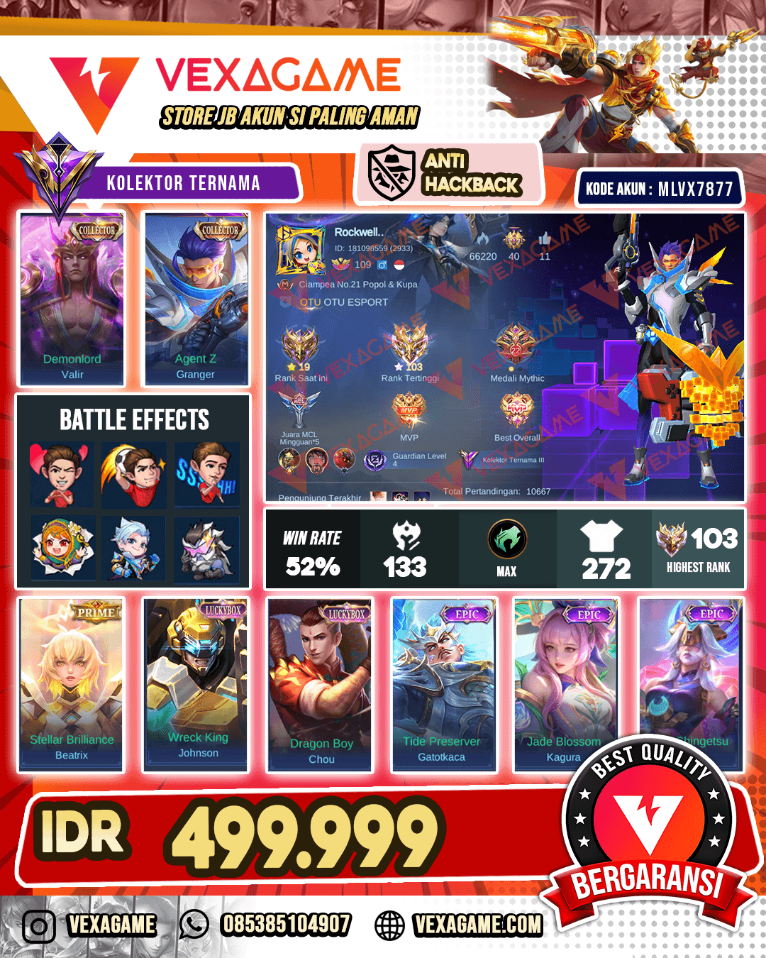 Granger Collector X Valir Collector | Beatrix PRIME | 2 Luckybox