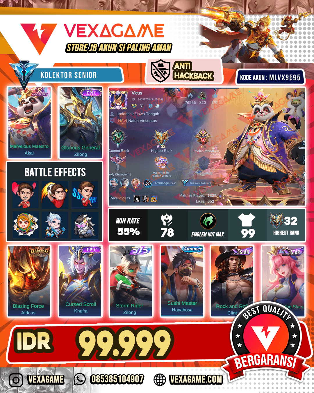 Akai Aniv | Zilong Epic