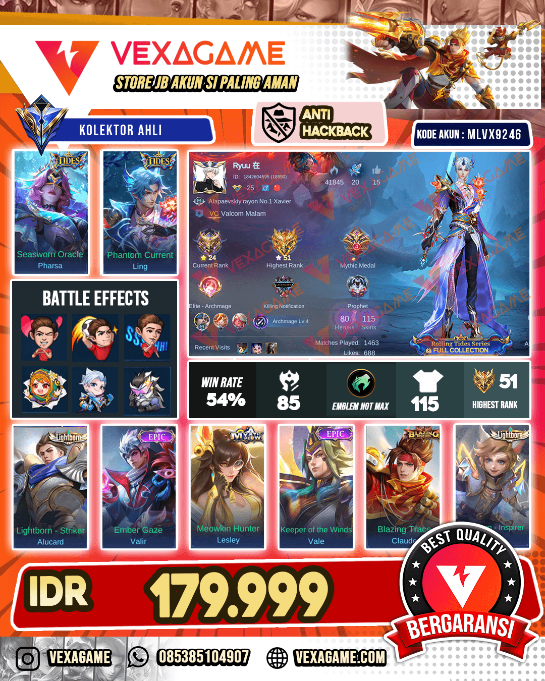 Ling Tides X Pharsa Tides