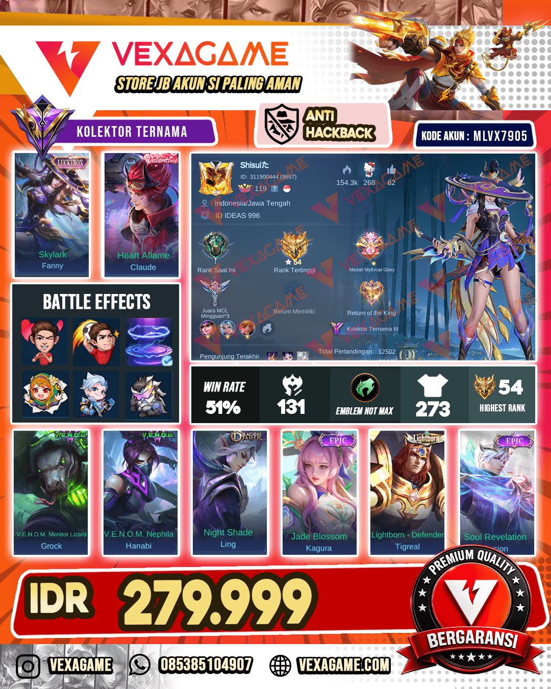 Fanny Luckybox | Claude Valentine | Recall TAS TAS