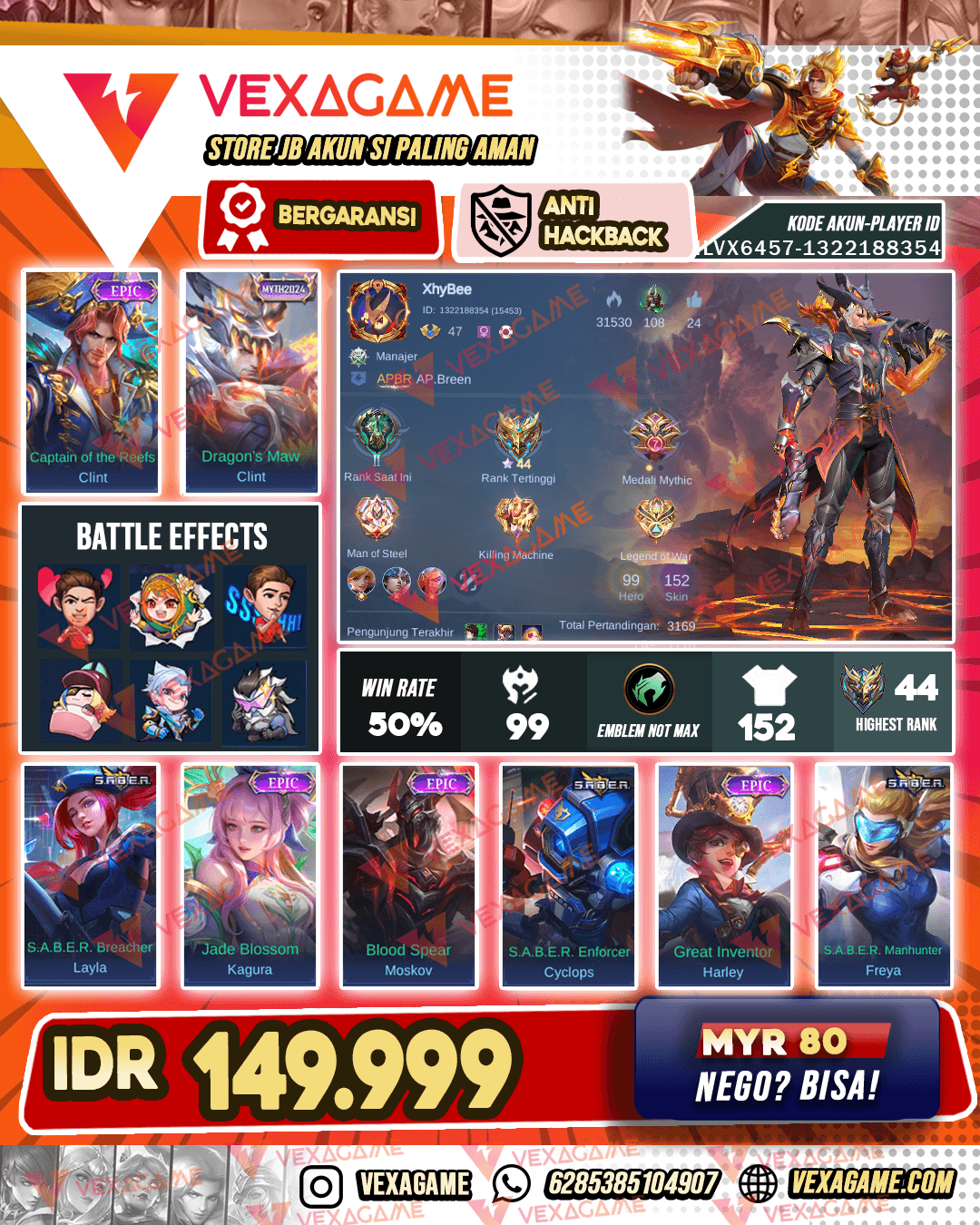 Clint Epic | Kagura Epic | Moskov Epic