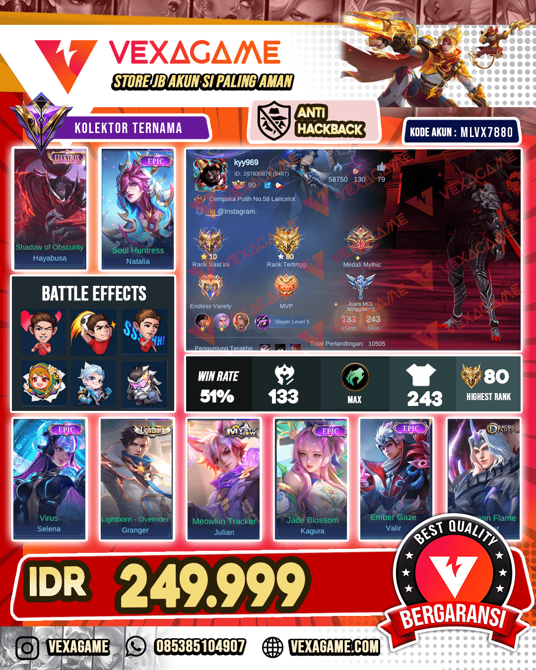 Hayabusa Luckybox | Natalia Epic