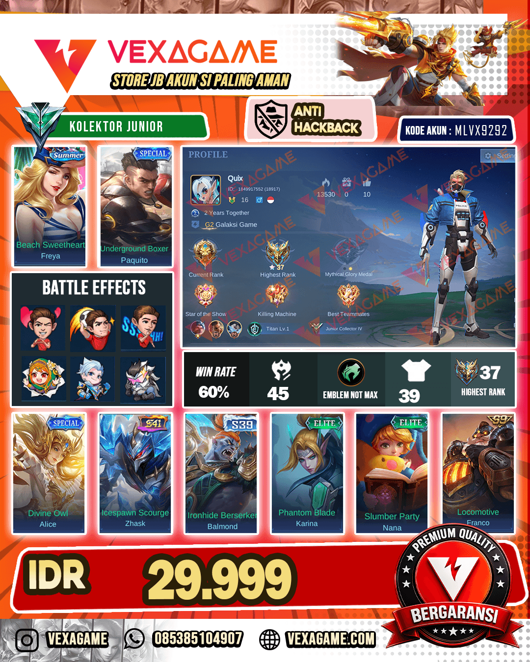 Akun Murah Harga Pelajar
