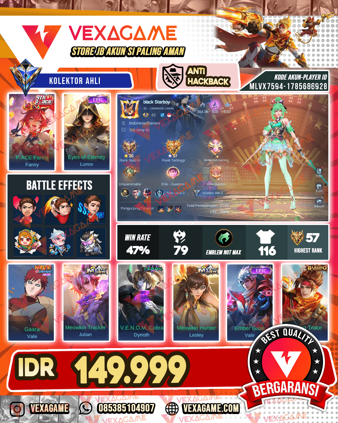 Fanny Pace | Lunox Epic