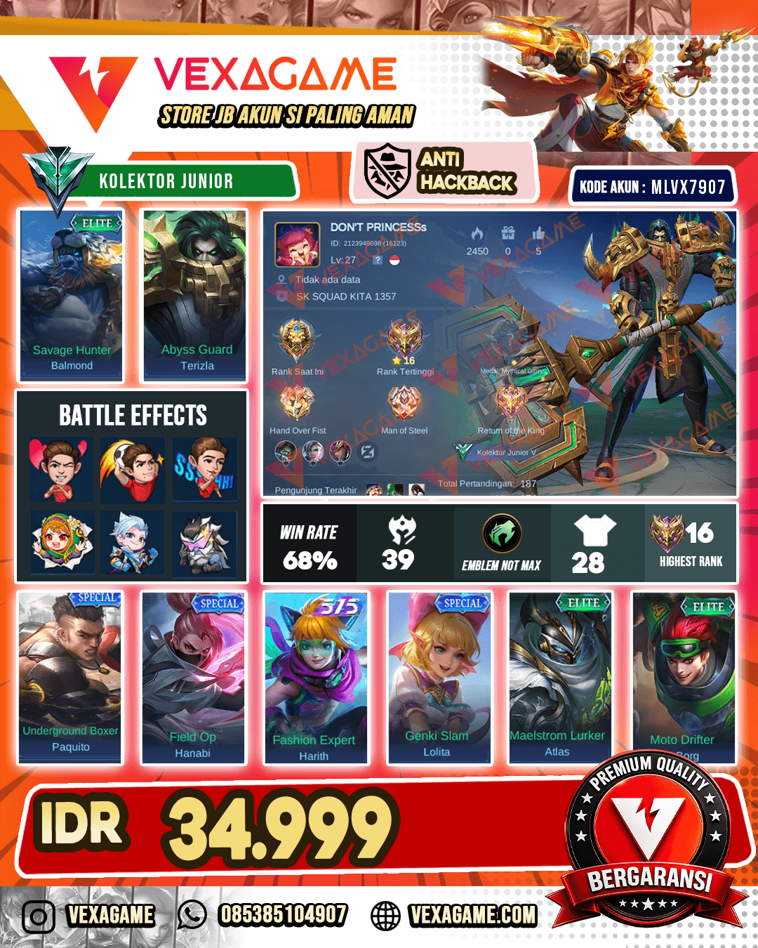 Akun Murah Harga Pelajar