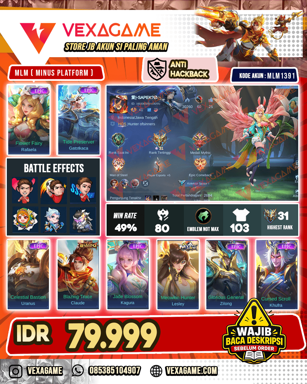 Rafaela Epic | Gatotkaca Epic