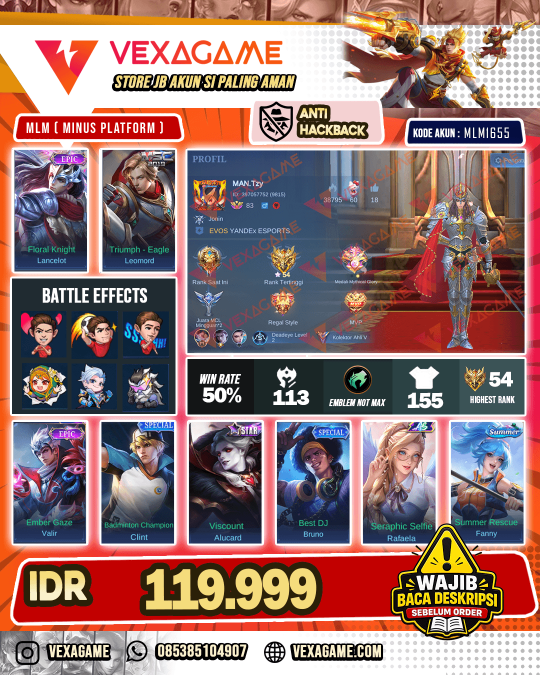 Lancelot Epic | Leomord MSC
