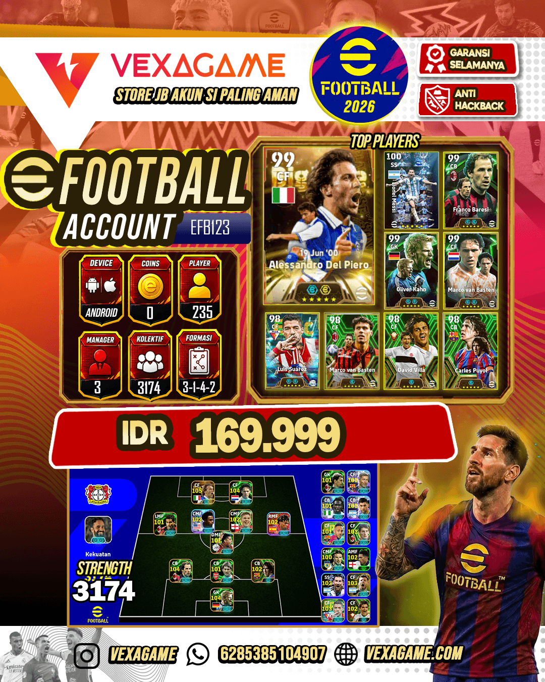 3 Manager DB | Del Piero Big Time ft Van Basten Epic | Franci Baresi Epic | Oliver Kahn Epic | Serginho Epic