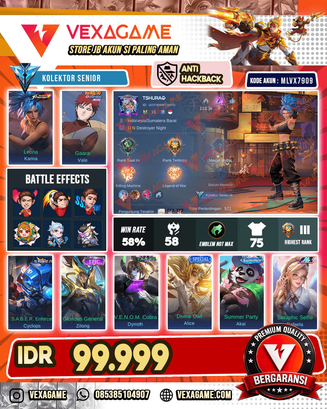 Karina KOF X Vale Gaara