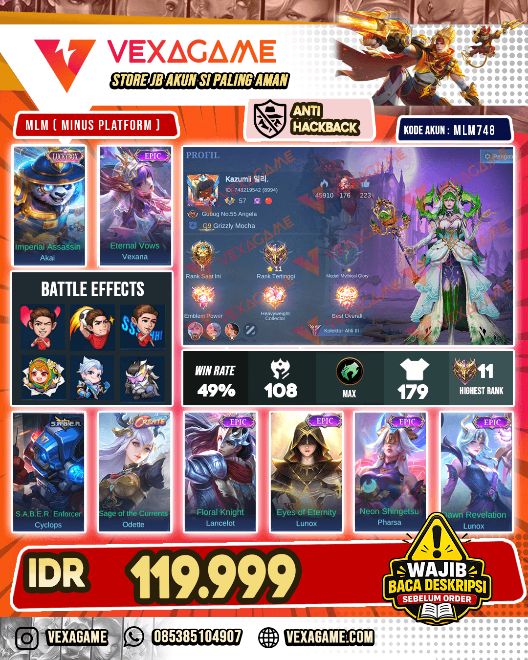 Vexana Epic | Akai Luckybox