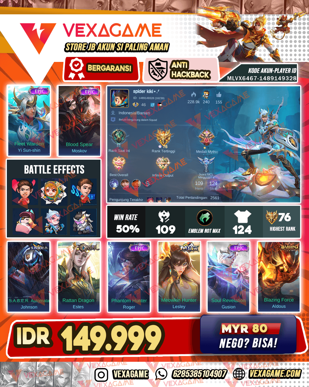 YSS Epic | Moskov Epic