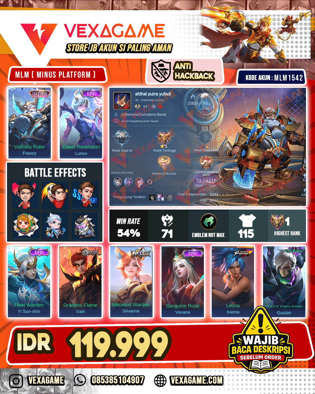 Franco Luckybox X Lunox Epic