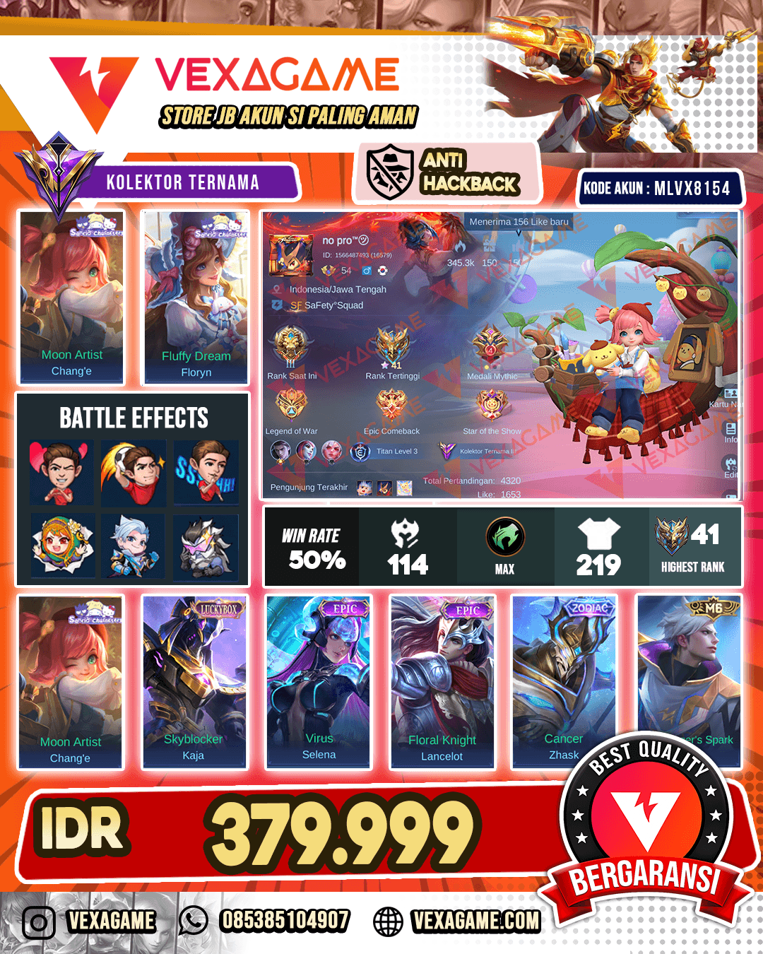 Change Sanrio | Claude Prime | Kaja Luckybox | Selena Epic