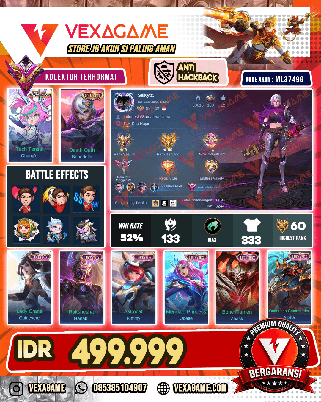 Benedetta Collector X Change Sanrio | 6 Luckybox