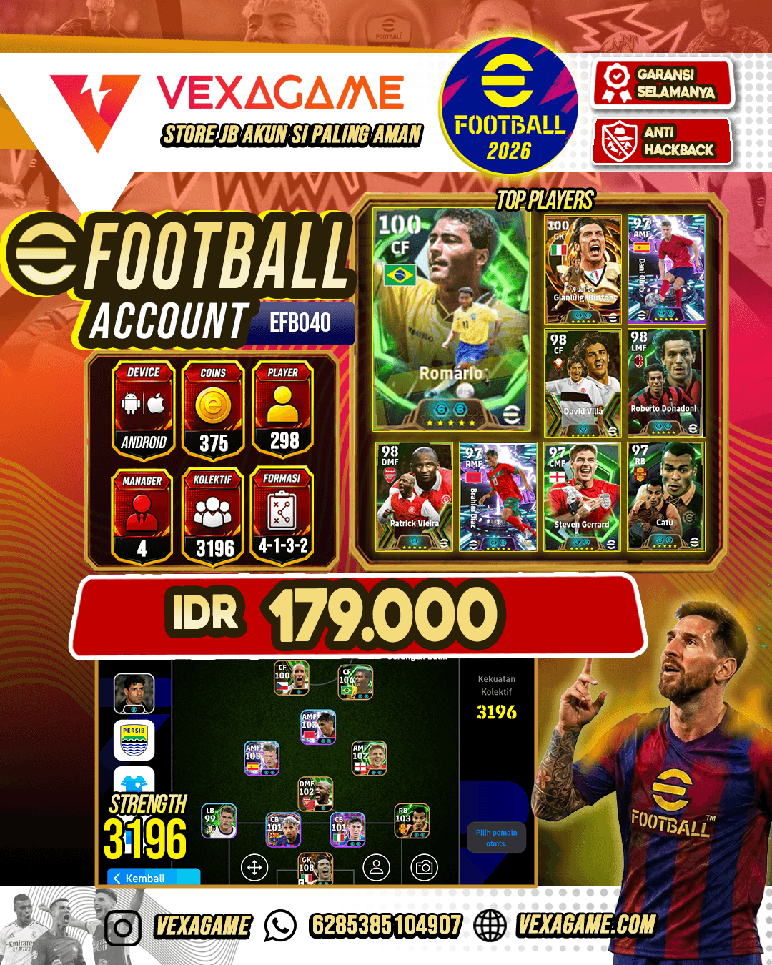 Romario - Epic limit | Buffon - Bigtime | Olmo - Showtime | R. Donadoni - Epic limit