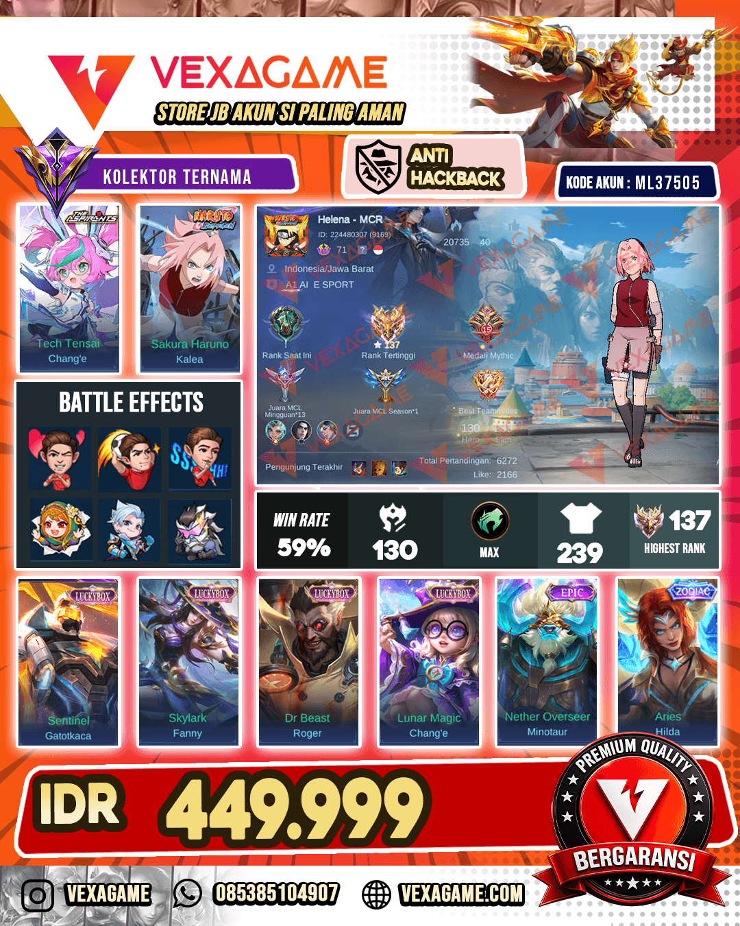 Kalea Sakura | Change Aspirants | 4 Luckybox | EX IMMORTAL