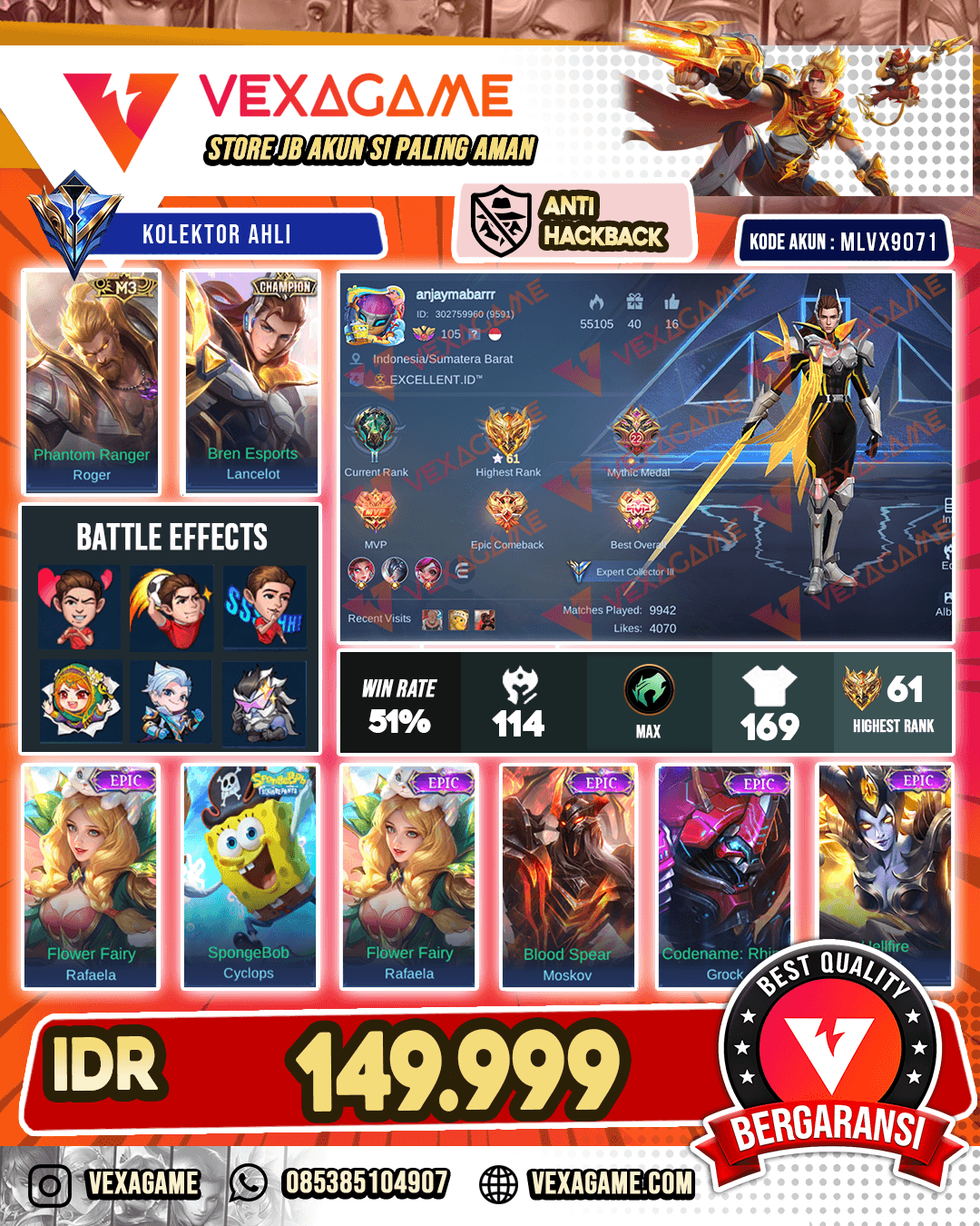 Lancelot Champion | Roger M3
