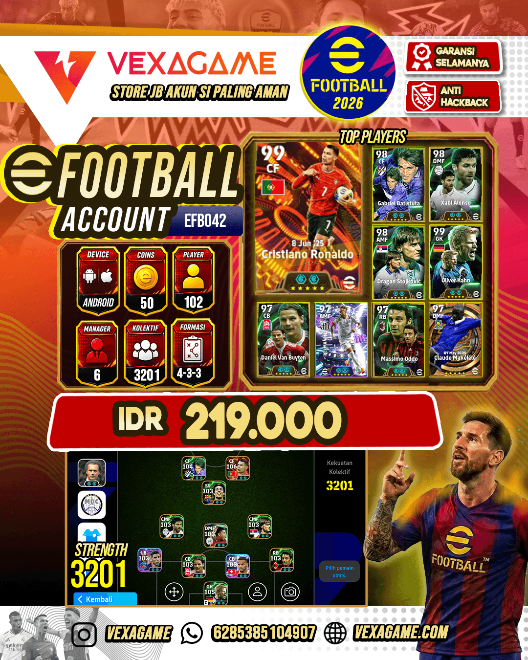 C. Ronaldo - Bigtime | Batistuta - Epic Limit | Xabi Alonso - Epic limit | Casemiro - Epic limit | Oliver Kahn - Epic limit