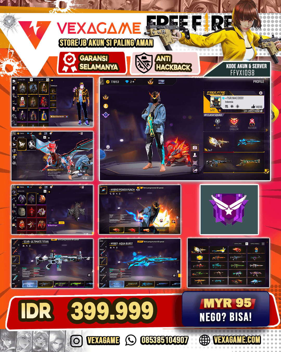 SPEK GAGAH | SG 2 RASA | EVO MAX 1