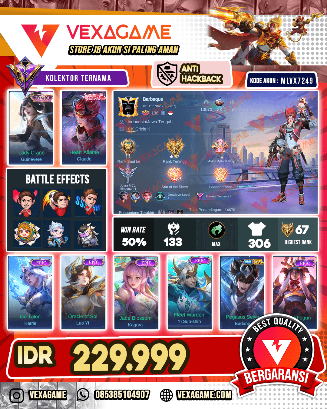 Claude Valentine | Guin Luckybox