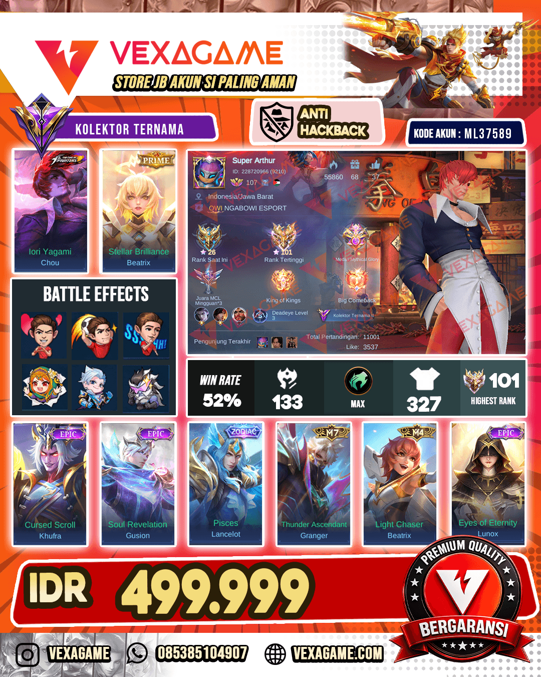 Chou KOF X Beatrix PRIME