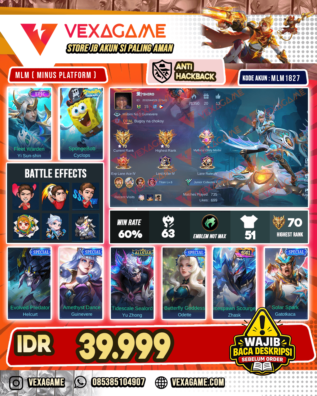 Akun Murah Budget Pelajar
