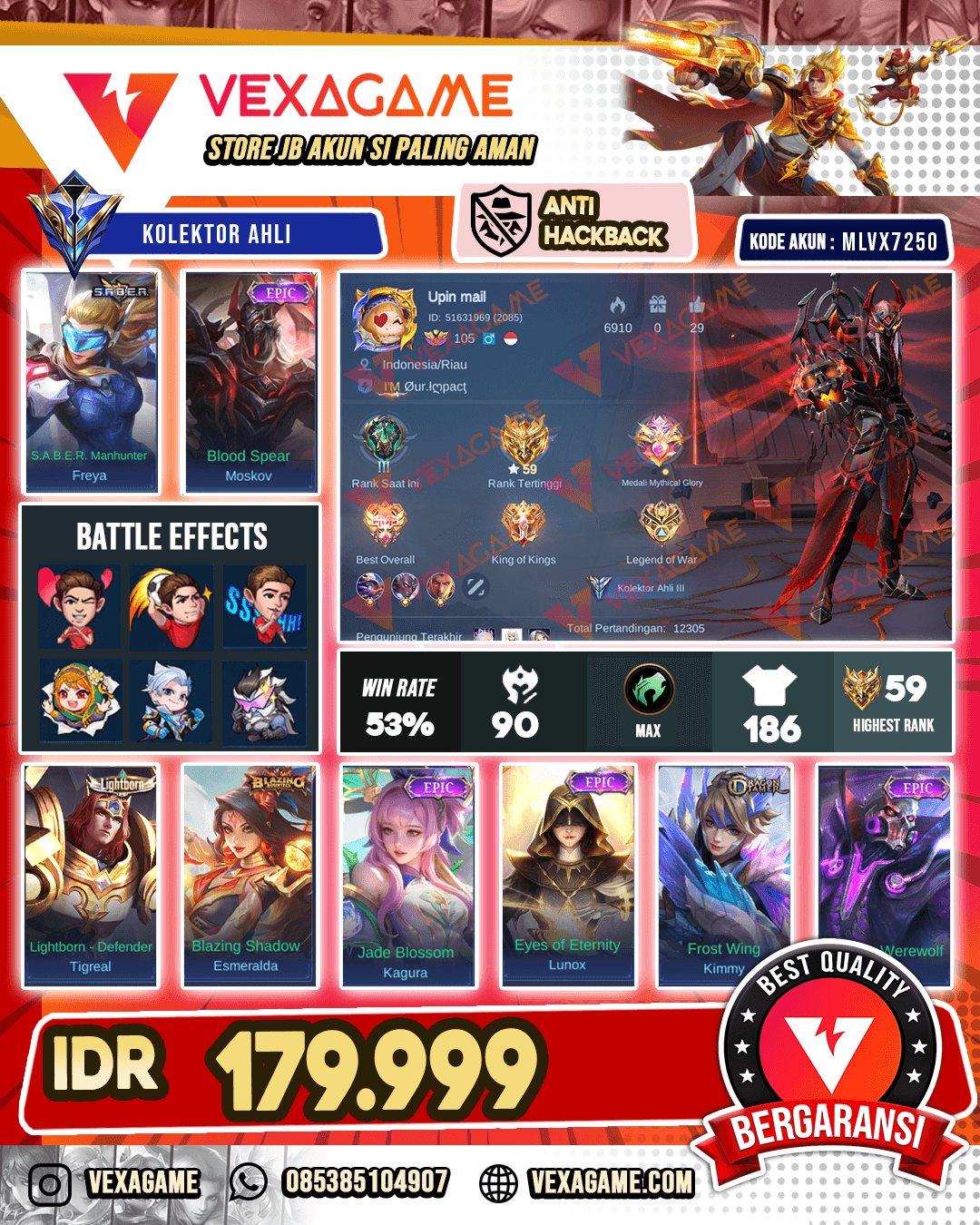 Moskov Epic | Freya Saber | Recall Snowman