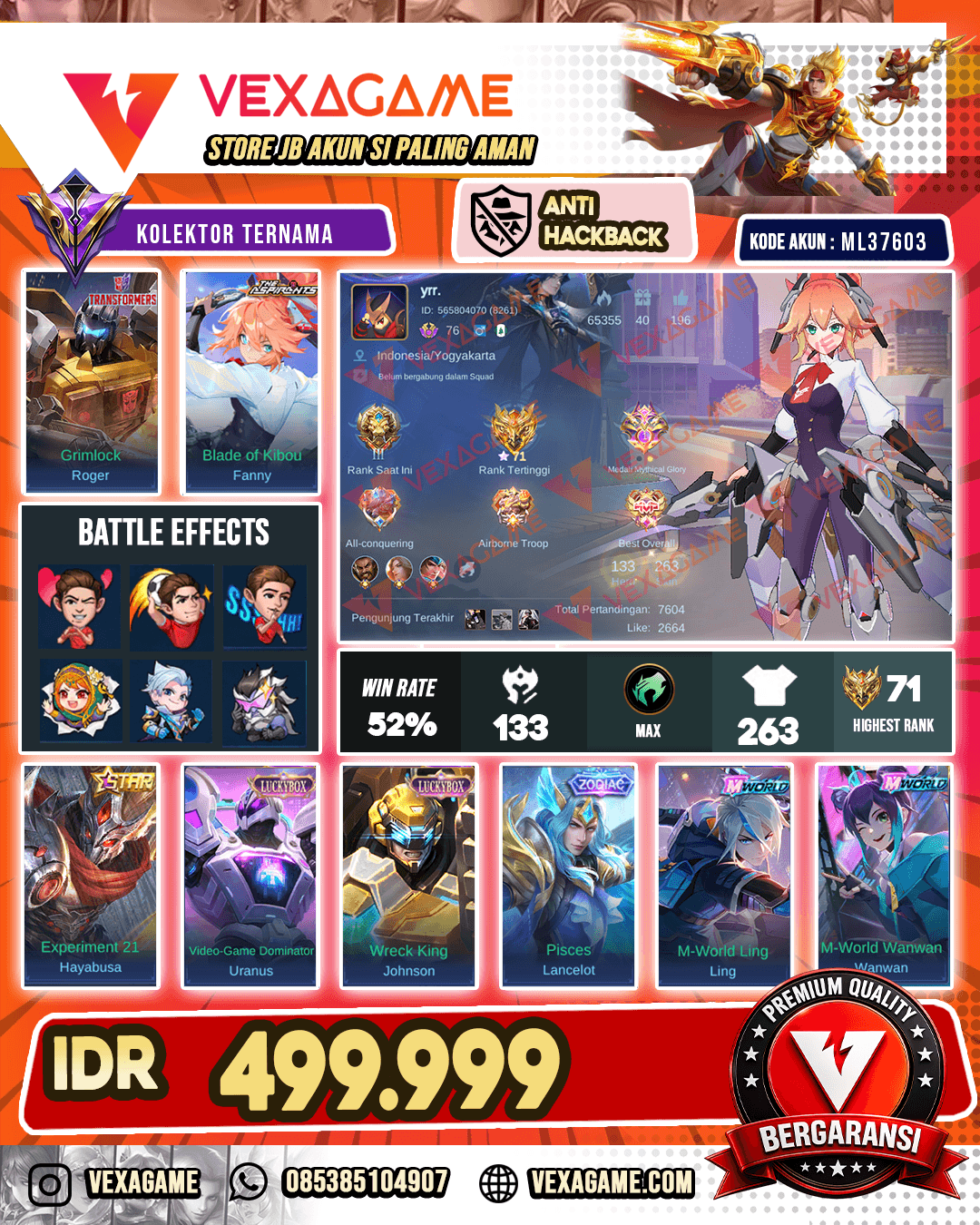 Fanny Aspirants | 2 Luckybox | Hayabusa Annual Star