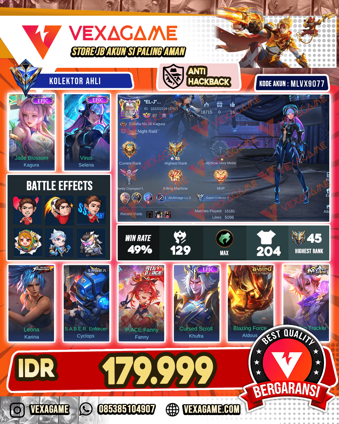 Selena Epic X Kagura Epic