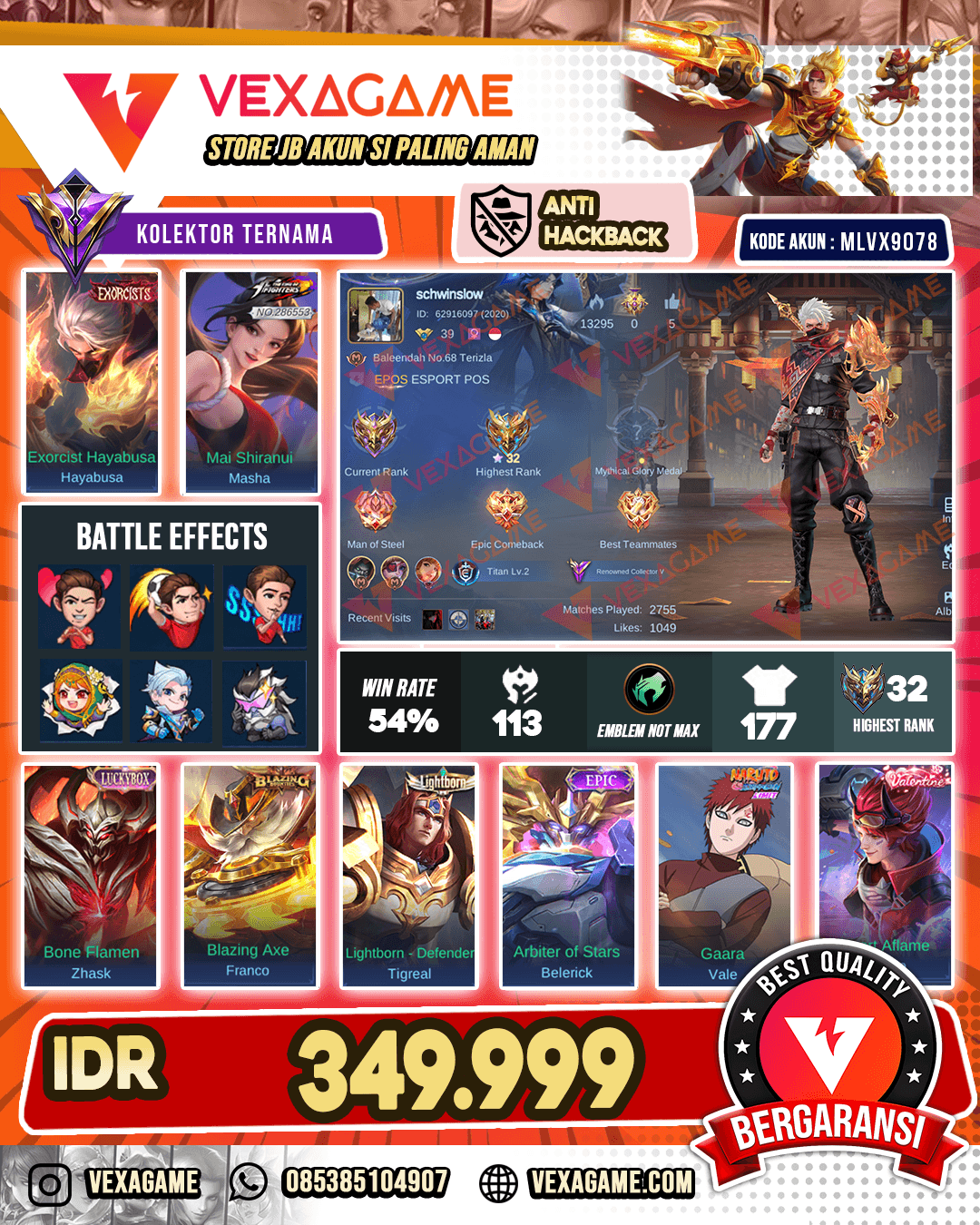 Hayabusa Exorcist | Masha KOF | Zhask Luckybox