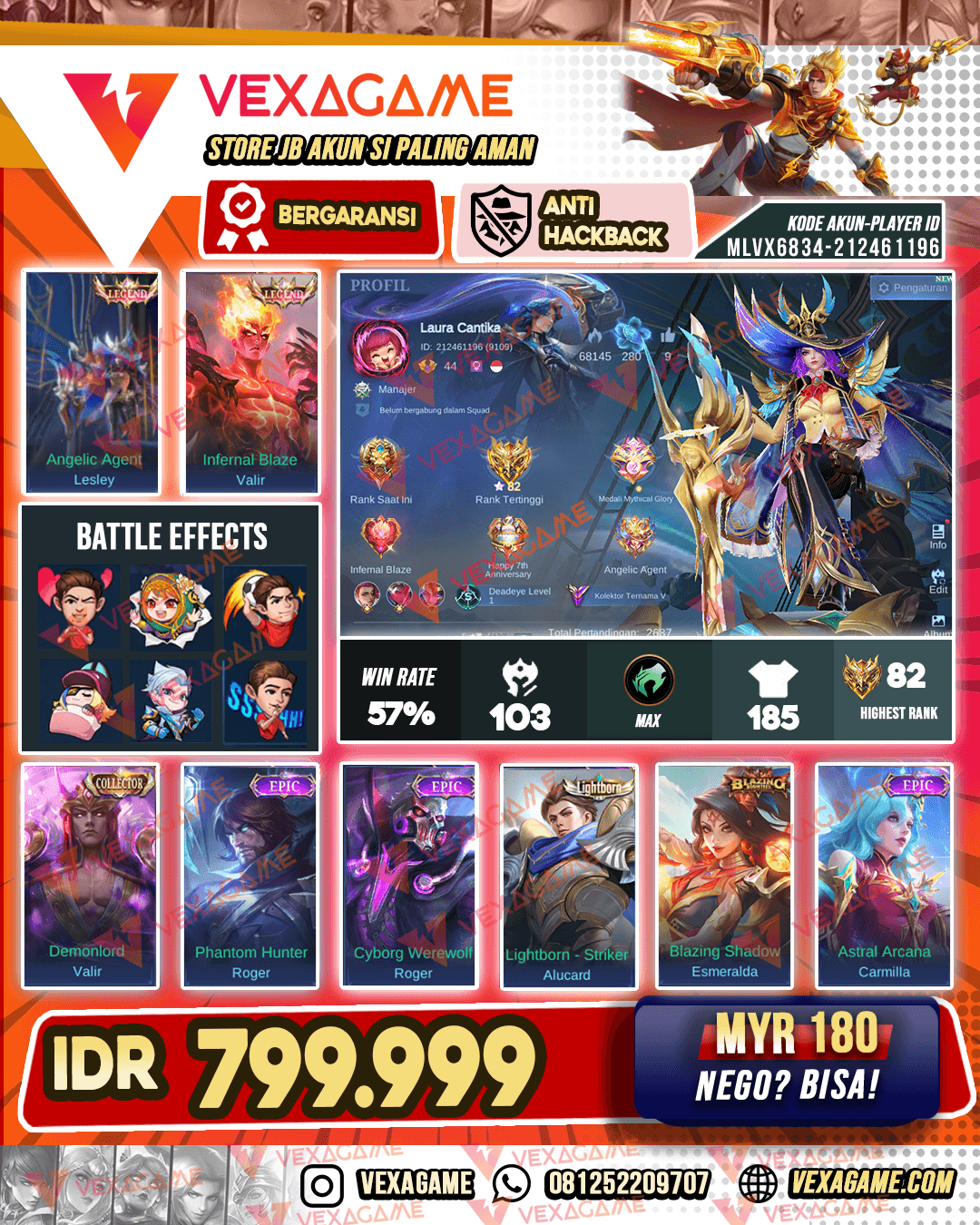 Lesley Legend | Valir Legend | Valir Colector | Emblem Max
